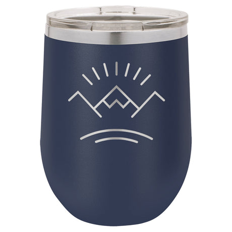 Mountain 12 oz Wine Tumbler - Powder Coated