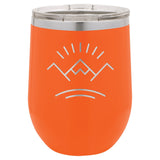 Mountain 12 oz Wine Tumbler - Powder Coated