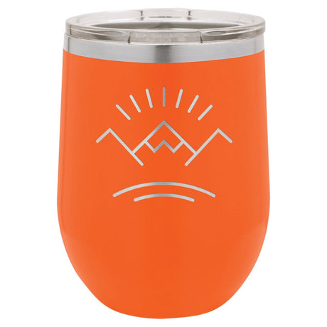 Mountain 12 oz Wine Tumbler - Powder Coated