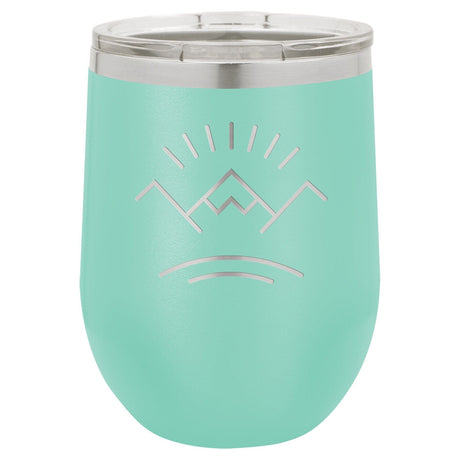 Mountain 12 oz Wine Tumbler - Powder Coated