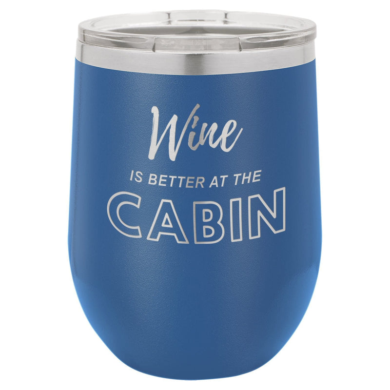 Wine Cabin 12 oz Wine Tumbler - Powder Coated