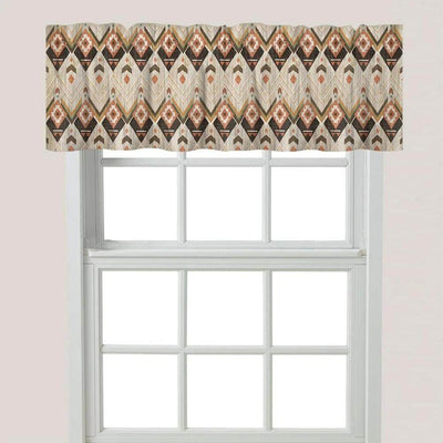 Wooded Lodge Window Valance