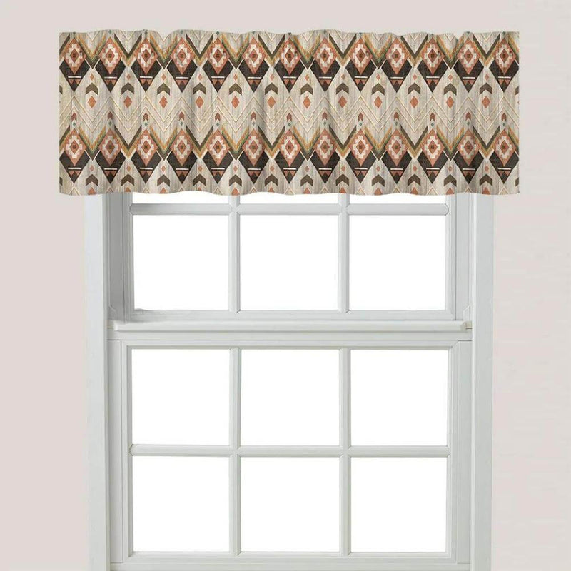 Wooded Lodge Window Valance