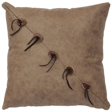 Wooded Reserve Large Leather Pillow