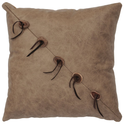 Wooded Reserve Large Leather Pillow