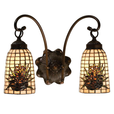 Adirondack Pinecone Double Wall Sconce