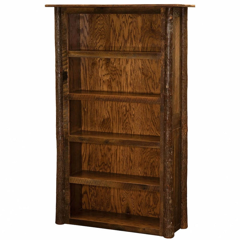 Barnwood Bookshelf with Hickory Legs