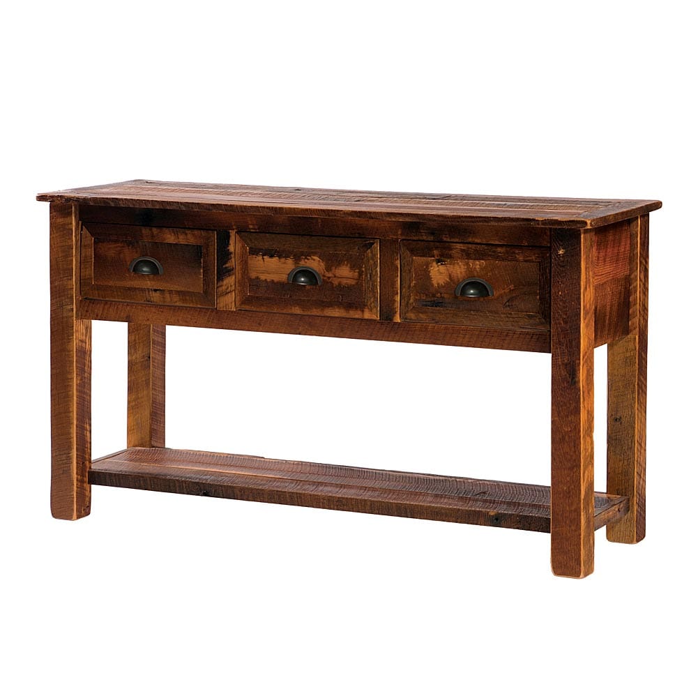 Barnwood Console Table