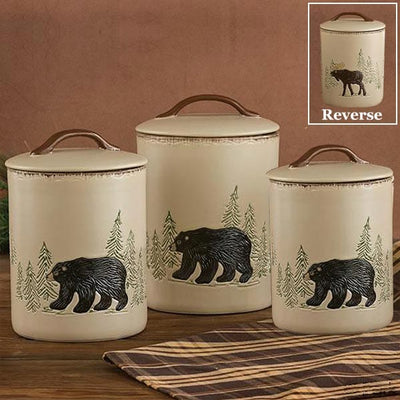 Bear and Moose Canister Set