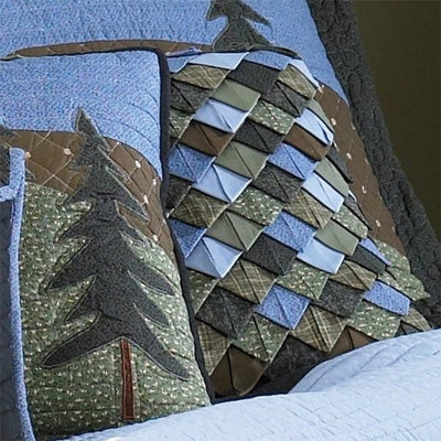 Bear Lake Roof Tile Pillow