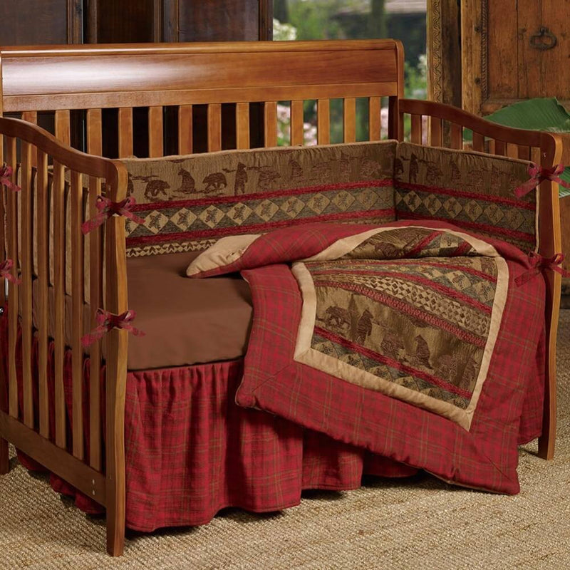 Bear Lodge Crib Bedding