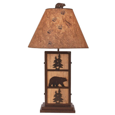 Bear & Pines Lodge Table Lamp