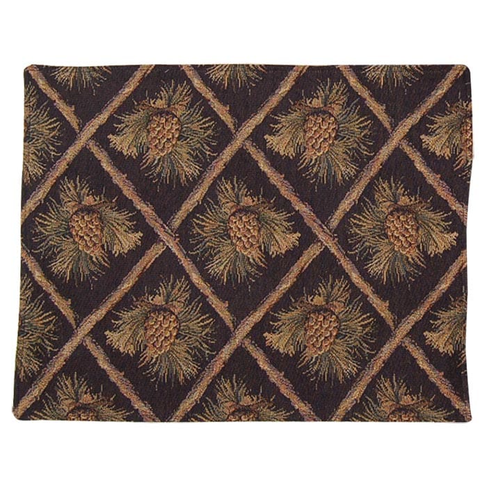 Black Pine Cone Placemats