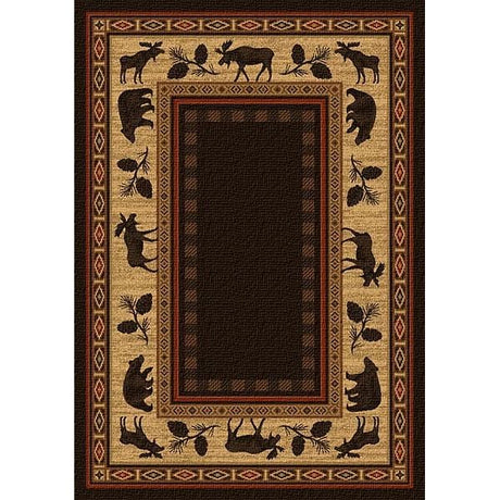Bridger Wildlife Lodge Area Rug