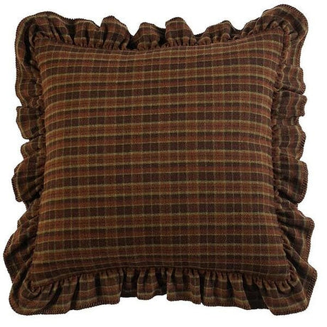 Cabin Bear Plaid Euro Sham