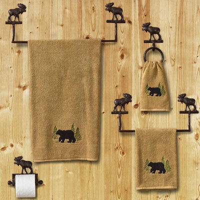 Cabin Moose 24" Towel Bar