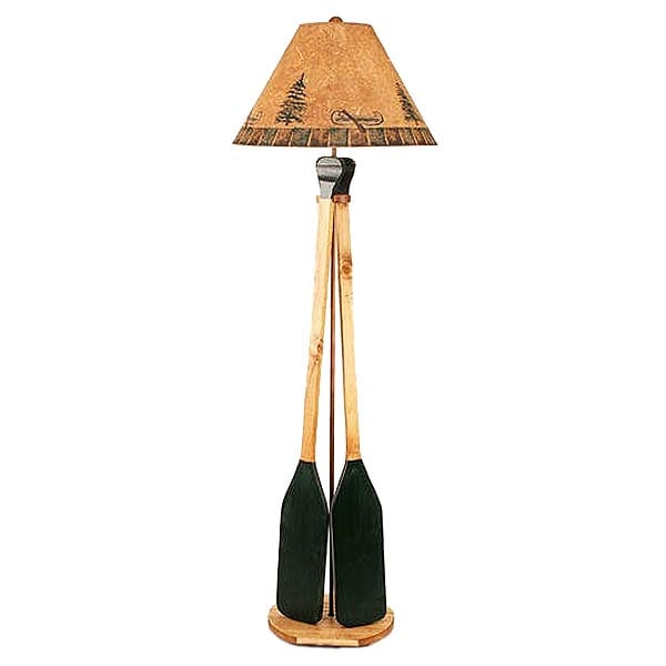 Canoe Paddle Floor Lamp
