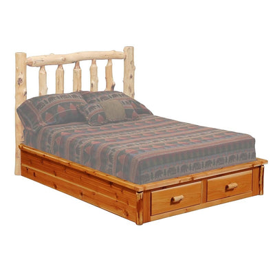 Cedar Footboard Dresser for Platform Bed