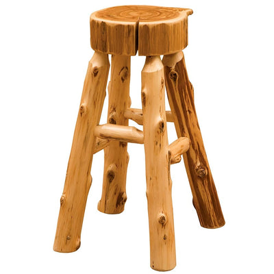 Cedar Slab Stool