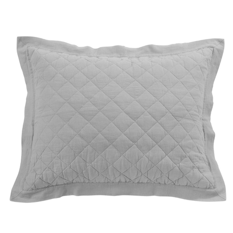 Cool Gray Comfort King Sham
