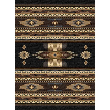 Coronado Black Area Rug