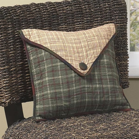 Cozy Cabin Plaid Envelope Pillow