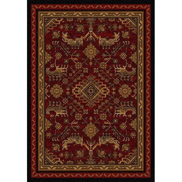Cross Canyon Red Area Rug
