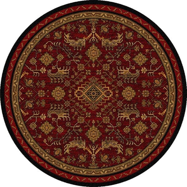 Cross Canyon Red Area Rug