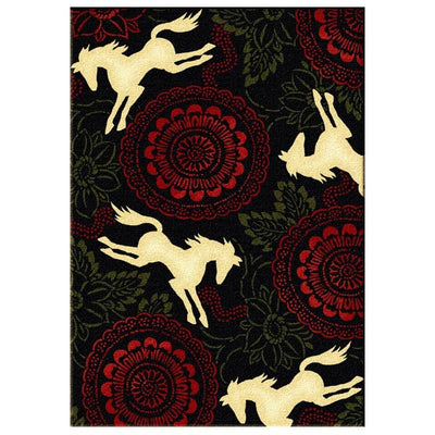 Dancing Horse Area Rug Collection