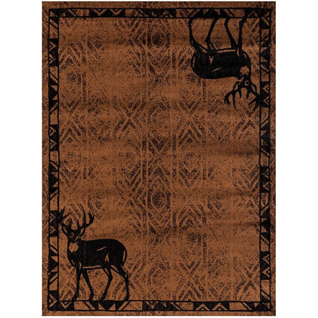 Deer Lodge Brown Area Rug