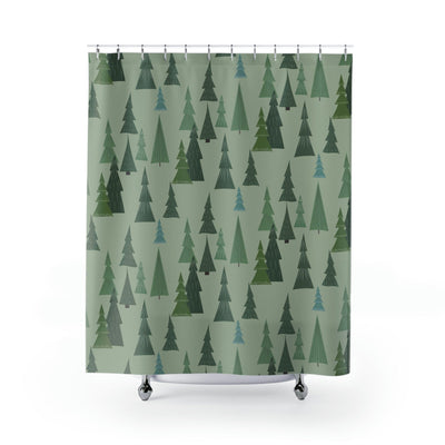 Bozeman Pines Shower Curtain