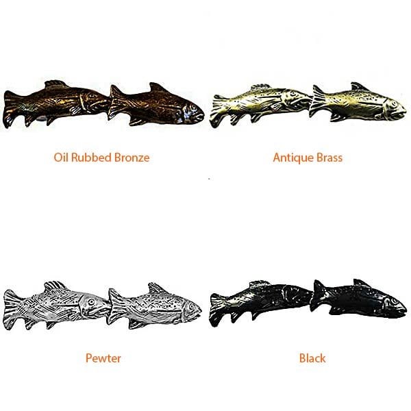 Fish Pair Cabinet Pull
