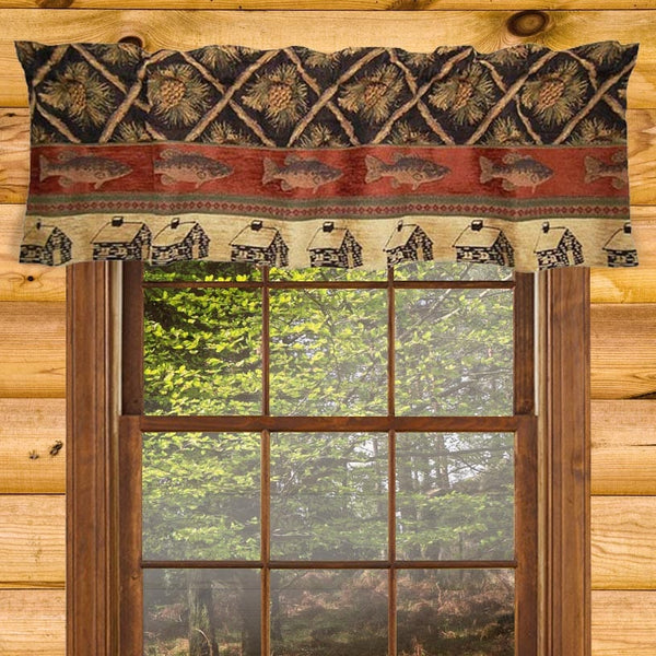 Rustic Valance Rustic Window Treatments | Curtains & Valances | Cabin Place – The ...