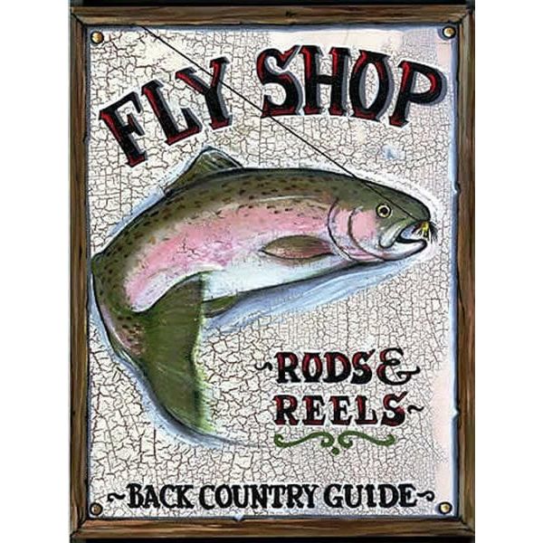 Fly Shop Customizable Vintage Sign
