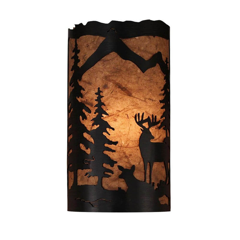 Frontier Deer Mountain Wall Sconce