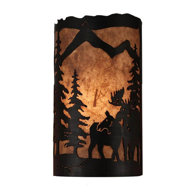 Frontier Moose Mountain Wall Sconce