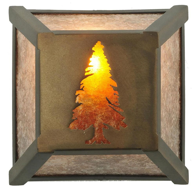 Glowing Pine Sconce