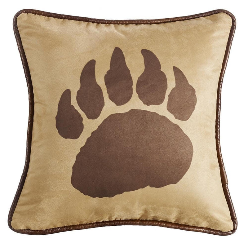 Grizzly Bear Paw Pillow
