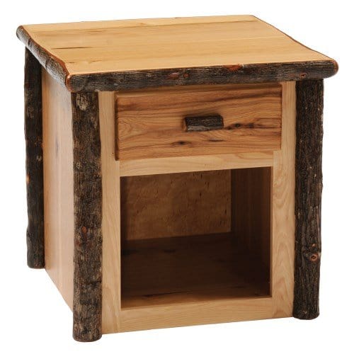 Hickory 1 Drawer End Table