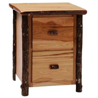 Hickory 2 Drawer File Cabinet