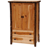 Hickory 2 Drawer Wardrobe