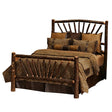 Hickory Sunburst Headboard