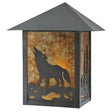 Howling Wolf Lodge Sconce