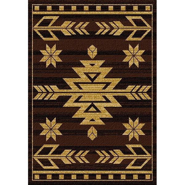Kaibab Brown Southwestern Area Rug
