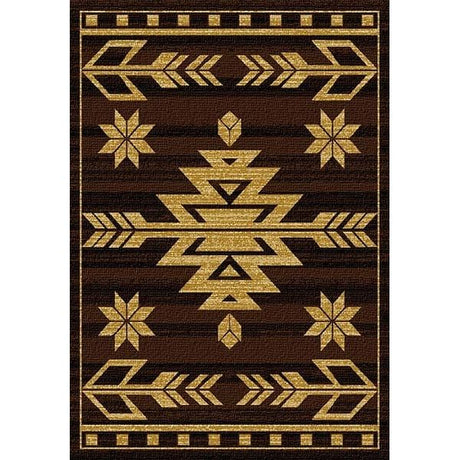 Kaibab Brown Southwestern Area Rug