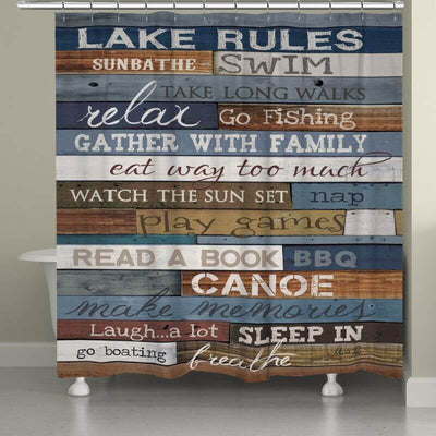 Lake Inspiration Shower Curtain