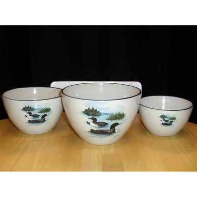 Loon 3PC Serving/Mixing Bowl Set