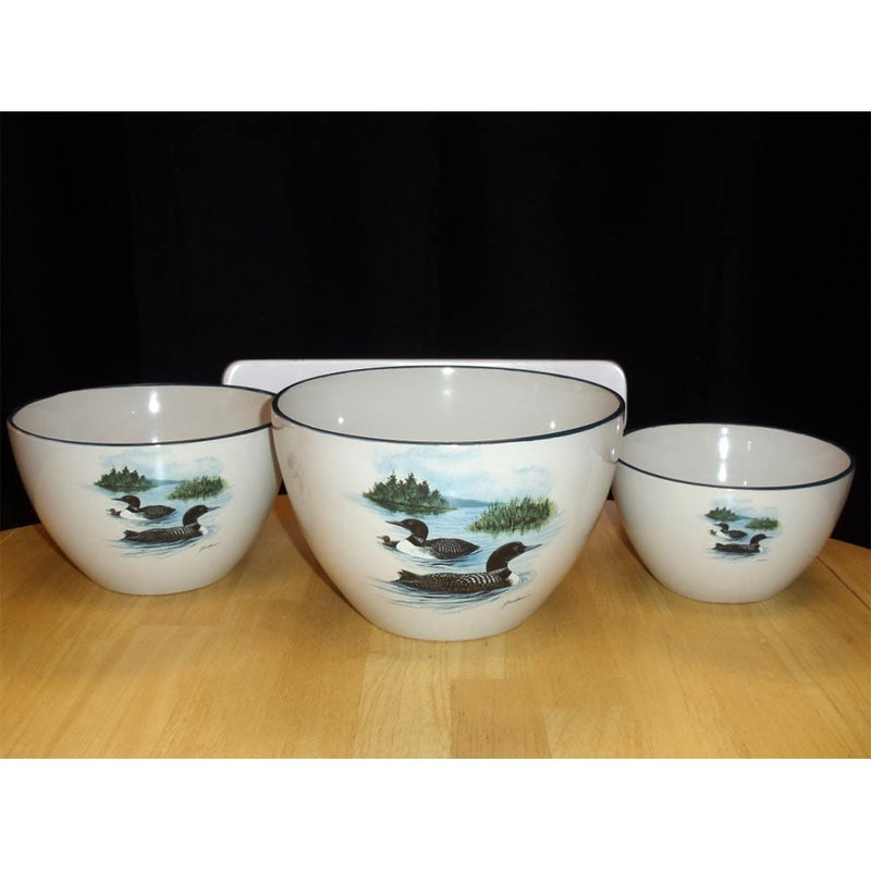 Loon 3PC Serving/Mixing Bowl Set