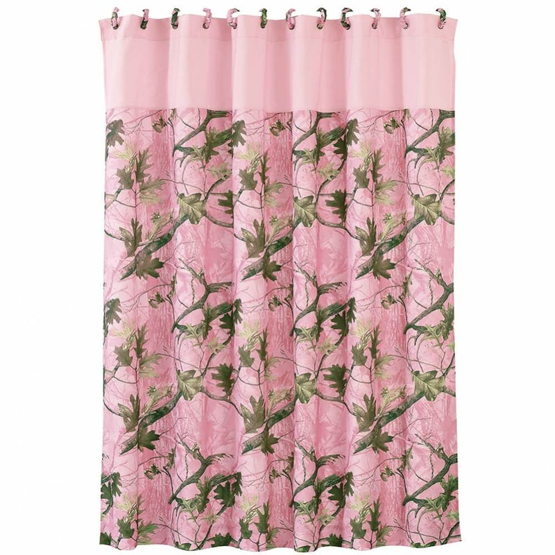 Luxury Pink Camo Shower Curtain