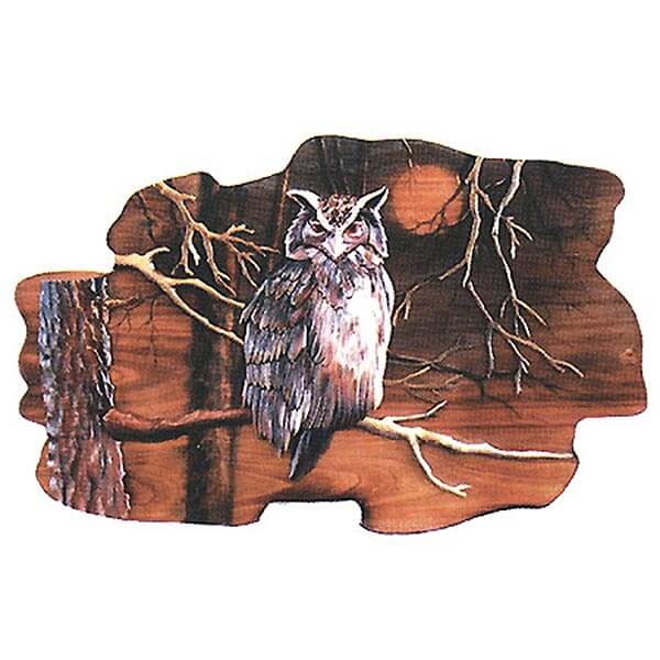 Midnight Owl Wood Wall Art